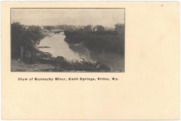 View of Kentucky River, Estill Springs