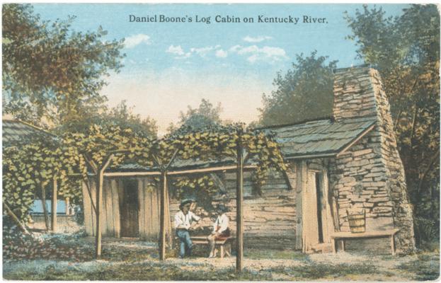 Daniel Boone's Log Cabin on Kentucky River