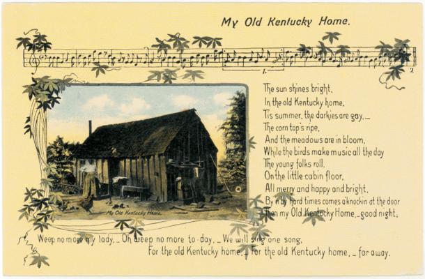 My Old Kentucky Home [Song Lyrics] 2 copies