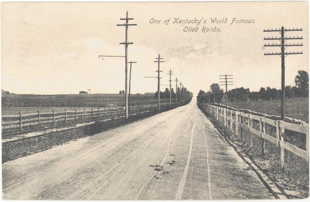 One of Kentucky's Famous Oiled Roads