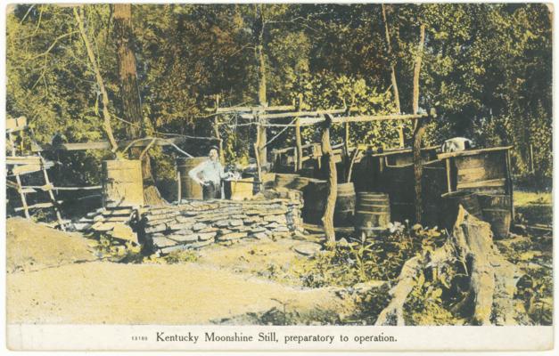 Kentucky Moonshine Still, preparatory to operation