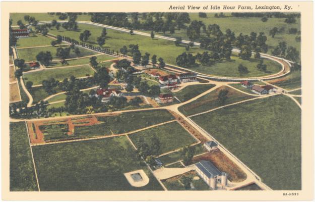 Aerial View of Idle Hour Farm, Lexington, Ky. 2 copies