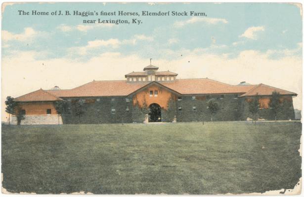 The Home of J.B. Haggin's finest Horses, Elemendorf Stock Farm, near Lexington, Ky