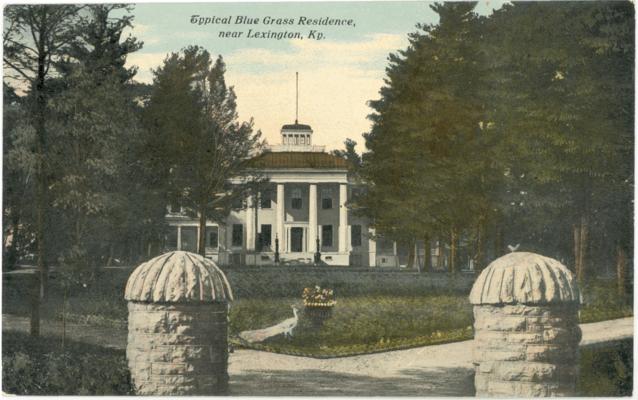 Typical Blue Grass Residence, near Lexington, Ky