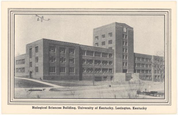 Biological Sciences Building, University of Kentucky, Lexington, Kentucky. (Printed verso reads: 