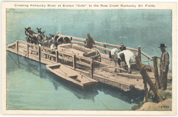 Crossing Kentucky River at Evelyn 