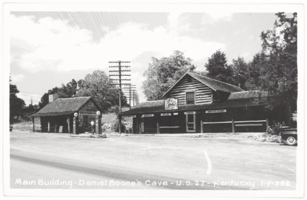 Main Building - Daniel Boone's Cave - U.S. 27 - Kentucky (No Postmark)