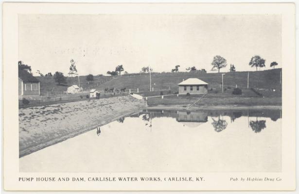 Pump House and Dam, Carlisle Water Works, Carlisle, KY. (No Postmark)
