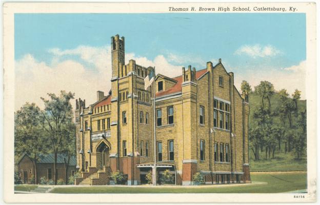 Thomas R. Brown High School (One Card Postmarked 1942) 2 copies