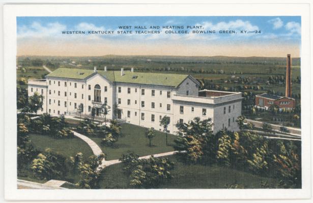 West Hall and Heating Plant. Western Kentucky State Teachers' College (No Postmark)