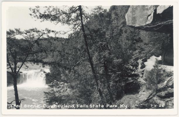 Trail Scene - Cumberland Falls State Park, Ky. (Postmarked 195?)