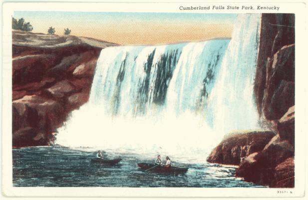 Cumberland Falls State Park, Kentucky (Printed verso read: 
