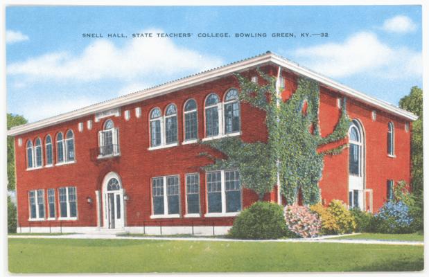 Snell Hall, Western Kentucky State Teachers' College, KY. - 32. (Printed verso reads: 