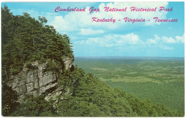 Cumberland Gap National Historical Park, Kentucky - Virginia - Tennessee (Printed verso reads: 