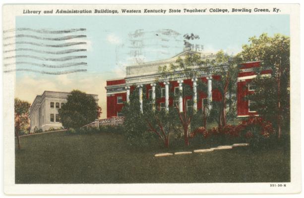 Library and Administration Buildings, Western Kentucky State Teachers' College (Postmarked 1947)