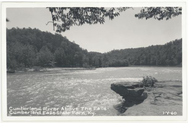 Cumberland River Above The Falls - Cumberland Falls State Park, Ky. (No Postmark)