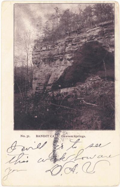 Bandit Cave (Postmarked 1907)