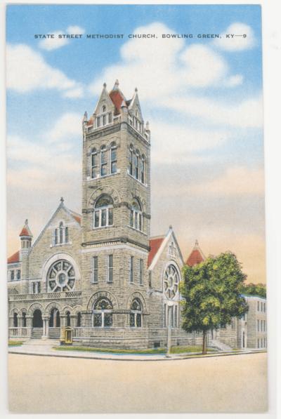 State Street Methodist Church, KY. - 9 [Different Print Than Card No. 42 - No Border] (Printed verso reads: 