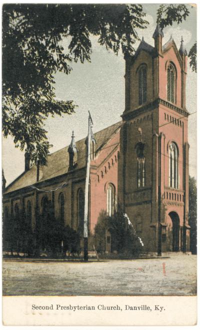 Second Presbyterian Church, Danville, Kentucky (Postmarked 1913)