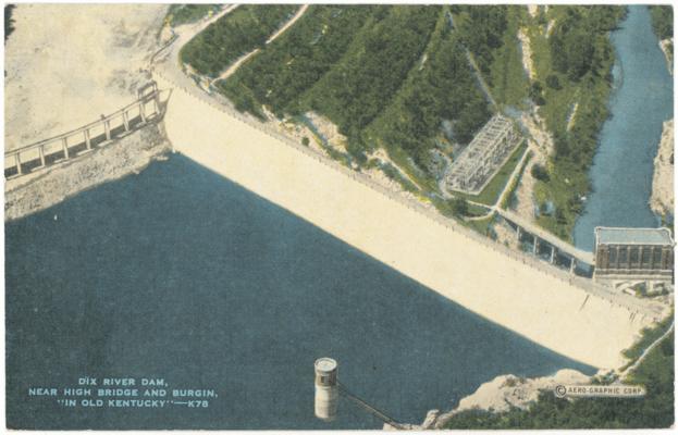 Dix River Dam, near High Bridge and Burgin, 