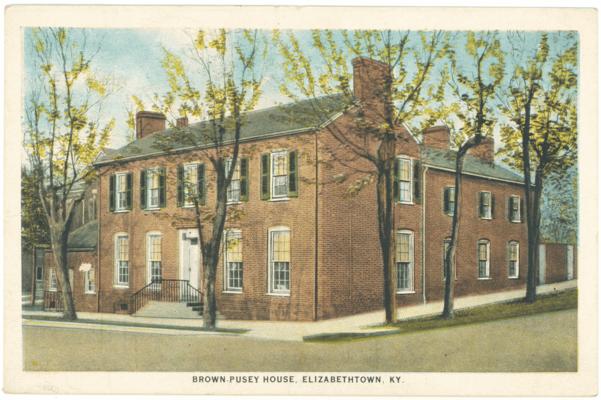 Brown-Pusey House (One Card Postmarked 1924) 2 copies