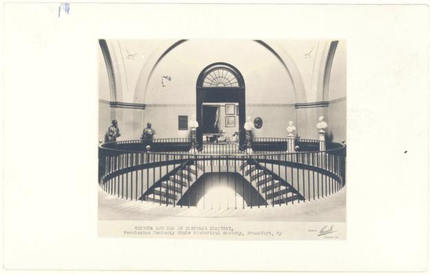 Rotunda and Top of Circular Stairway. [Old State Capitol]