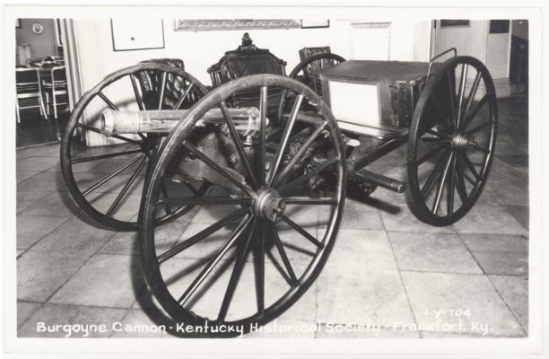 Burgoyne Cannon - Kentucky Historical Society