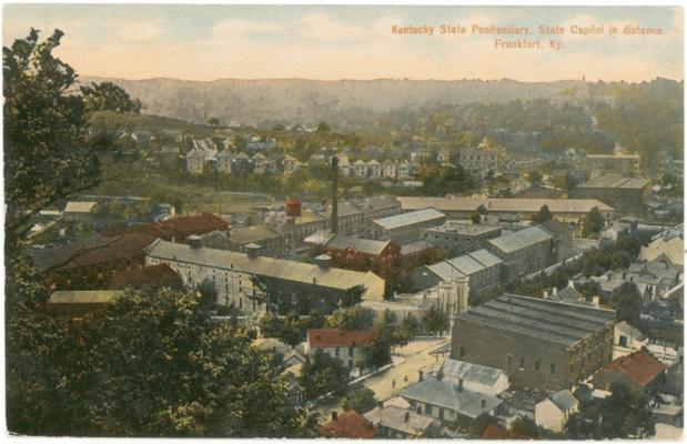 Kentucky State Penitentiary, State Capitol in distance