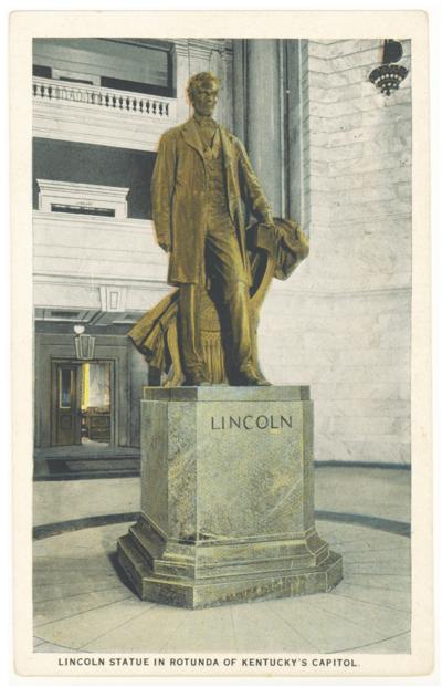 Lincoln Statue in Rotunda of Kentucky's Capitol