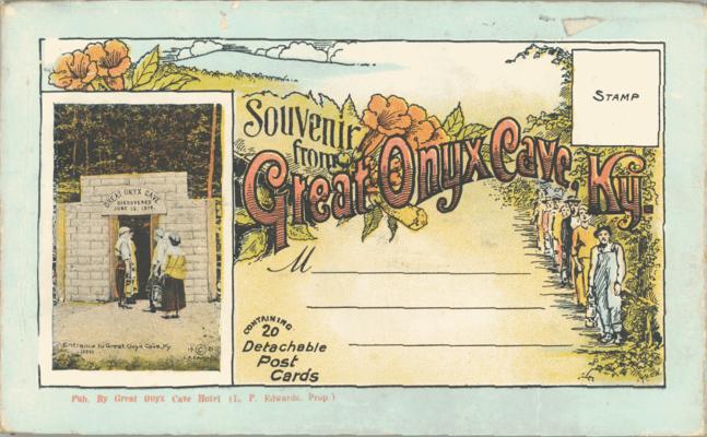 Souvenir [Packet] from Great Onyx Cave. [20 Detachable Images]