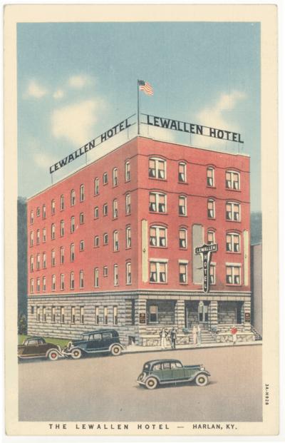 The Lewallen Hotel. (Printed verso reads: 