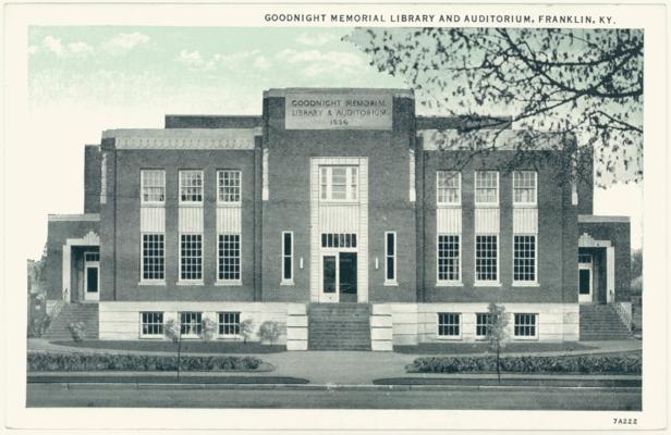 Goodnight Memorial Library and Auditorium