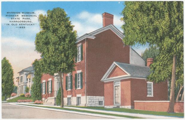Mansion Museum, Pioneer State Memorial Park, Harrodsburg, 