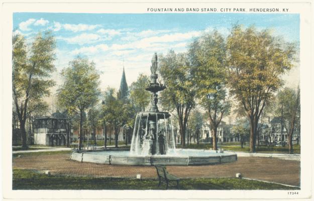 Fountain and Band Stand, City Park