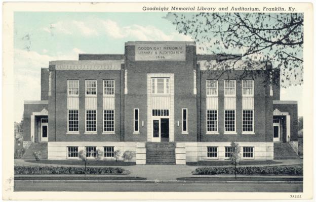 Goodnight Memorial Library and Auditorium