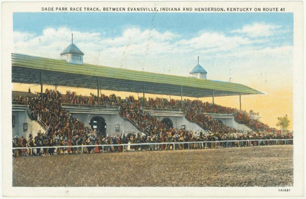 Dade Park Race Track, Between Evansville, Indiana and Henderson, Kentucky On Route 41