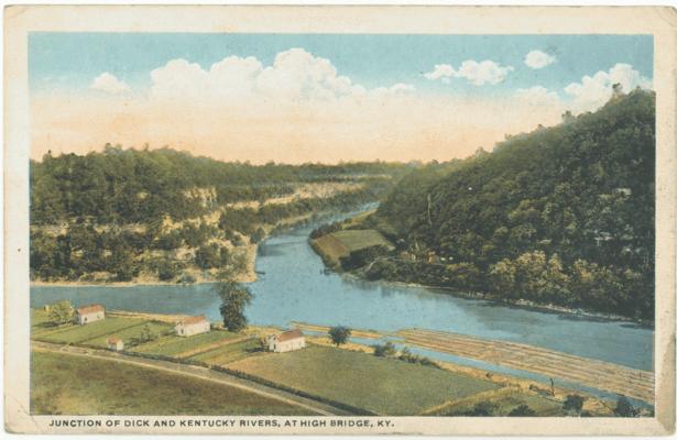 Junction of Dick and Kentucky Rivers. (Printed verso reads: 