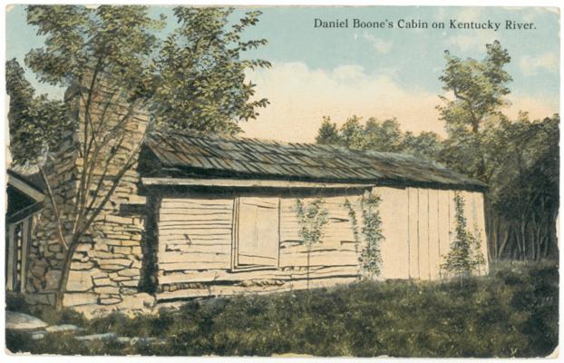 Daniel Boone's Cabin on Kentucky River