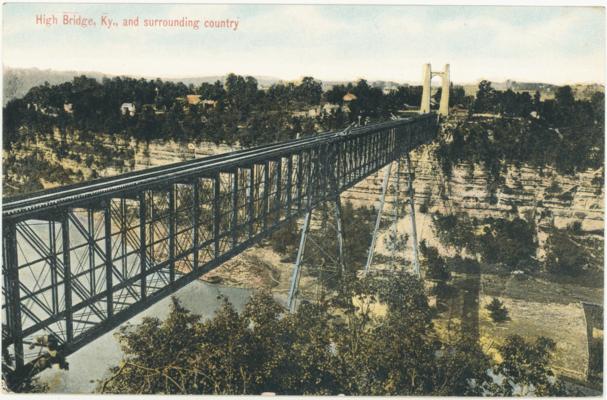 High Bridge, Ky., and surrounding country. (Printed verso reads: 