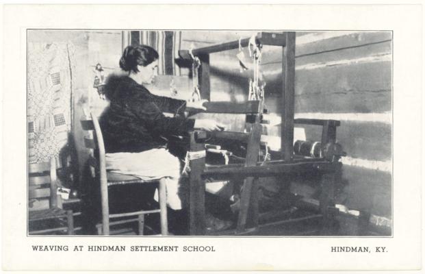 Weaving at Hindman Elementary School