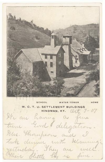 W.C.T.U. Settlement Buildings - School - Water Tower - Home