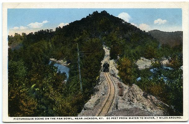 Picturesque Scene On The Pan Bowl, Near Jackson, Ky. 60 Feet From Water To Water, 7 Miles Around. [Same Print As Nos. 99 and 100.]