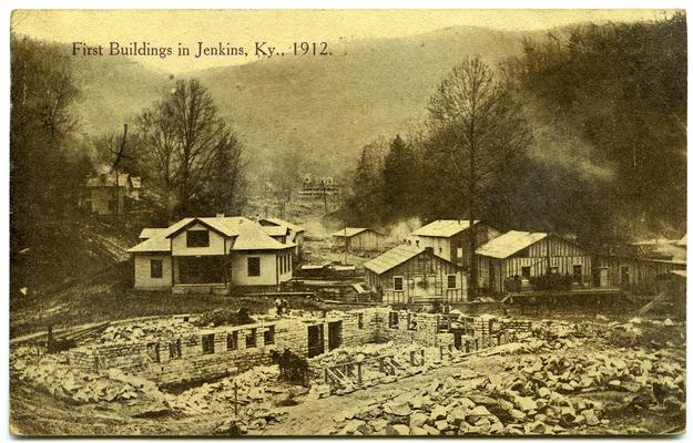 First Buildings in Jenkins, Ky., 1912