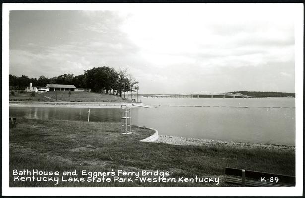 Bath House and Eggner's Ferry Bridge - Kentucky Lake State Park