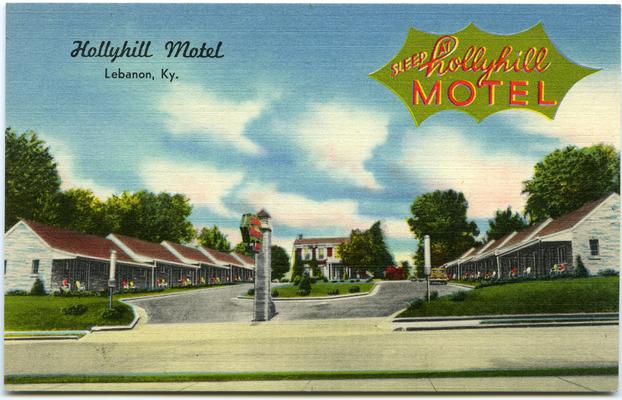 Hollyhill Motel. (Printed verso reads: 