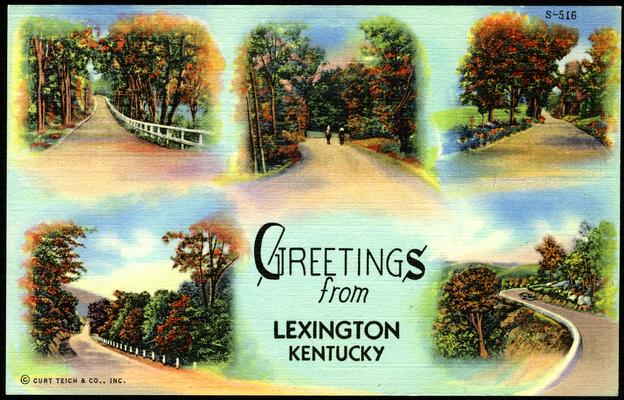 Greetings From Lexington. [Generic Scenery Card]