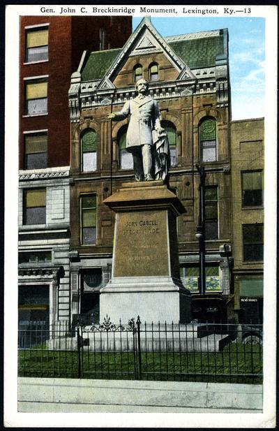 Gen. John C. Breckinridge Monument. 4 copies