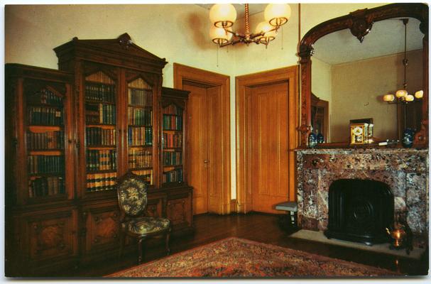 NANNETTE McDOWELL BULLOCK ROOM at ASHLAND, home of Henry Clay. Restored in memory of the great granddaughter of Henry Clay who with Judge Samuel M. Wilson founded the Henry Clay Memorial Foundation and who in her will made possible the opening of Ashland. Located two miles east of downtown Lexington, Kentucky on U.S. 25. Open daily except Monday.