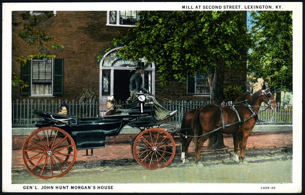 Mill At Second Street. Gen'l John Hunt Morgan's House. (Printed verso reads: 