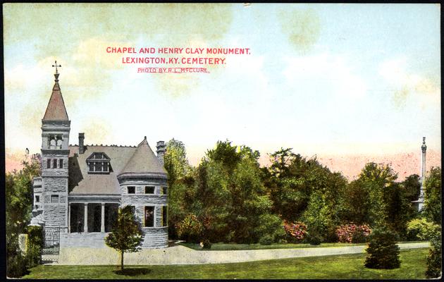 Chapel And Henry Clay Monument, Lexington Cemetery